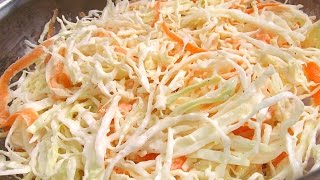 Ensalada de Col estilo Americano  Coleslaw [upl. by Anovahs]