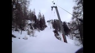 Schlepplift Grubhörndl im Skigebiet Almenwelt Lofer [upl. by Perrins]