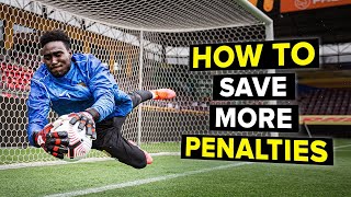 PENALTY SAVING secrets from a pro coach  goalkeeper tutorial [upl. by Langdon]