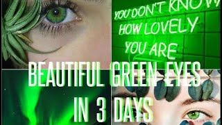 Beautiful Rare Exotic Green Eyes  Subliminal Affirmations [upl. by Enyaj]