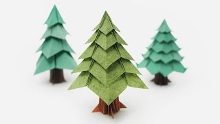 Origami Christmas Tree Jo Nakashima [upl. by Walley]