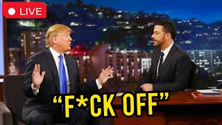 Donald Trump STORMS off Jimmy Kimmel’s Show After Shocking Accusation [upl. by Emanuel603]