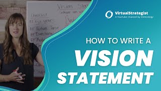 How to Write a Vision Statement [upl. by Rosina536]