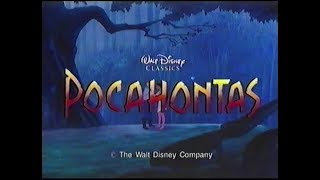 Pocahontas 1995 zwiastun VHS [upl. by Guyon599]