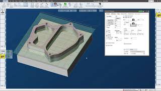 GibbsCAM 13 Face Milling [upl. by Akeihsal]