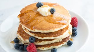 Easy Fluffy Pancakes Recipe [upl. by Eran862]