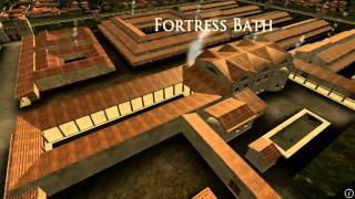 Animation of ancient Roman Fort in Caerleon Wales [upl. by Beane]