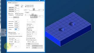 CNC PROgrammer 12 Threadmilling in GibbsCAM [upl. by Ariaes]