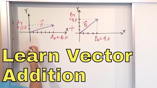 03  Add amp Subtract Vectors Using Components Part 1 Calculate the Resultant Vector [upl. by Iadam]