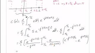 Calcul des coefficients de Fourier complexes [upl. by Marutani]