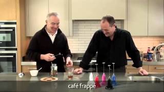 How to make a frappé coffee using an aerolatte milk frother [upl. by Prudi]