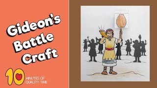 Gideons Battle Against the Midianites Craft [upl. by Ellehciram667]