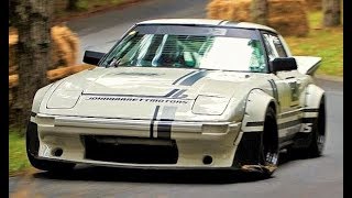 9500RPM Mazda RX7 Group C  330Hp940Kg Rotary Monster [upl. by Enelav]