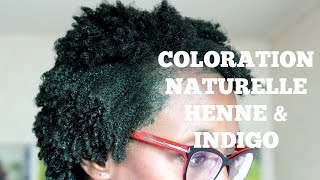 TUTO  COLORATION AU HENNE amp INDIGO [upl. by Phia]