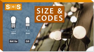 Miniature Light Bulb  Size amp Codes  Spec Sense [upl. by Pavier56]