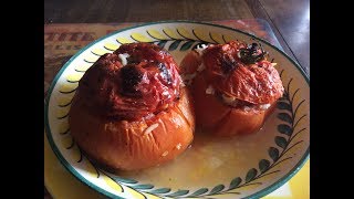 RECETTE DE MES TOMATES FARCIES  En direct du potager [upl. by Fernanda]