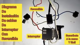 Instalación de cableado al interruptor con cajita de cambios de taladro [upl. by Bathesda]