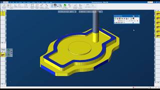 GibbsCAM Quickstart 1 Mill Roughing [upl. by Badger]