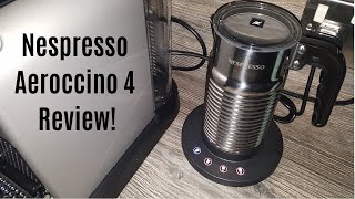 Nespresso Aeroccino 4 Milk Frother Review  Worth upgrading from the Aeroccino 3 [upl. by Etteniotna755]