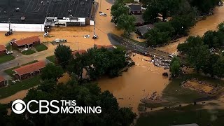 Search and rescue operations are ongoing after deadly Tennessee floods killed at least 22 people [upl. by Ueik]