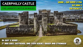 Caerphilly Castle  The Largest in Wales 2nd in Britain [upl. by Alodie]