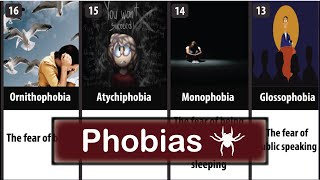 Top 100 Phobias That You Have at Least 3 of Them [upl. by Trebma]