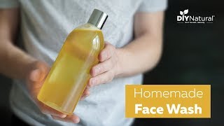 Homemade Face Wash A Natural DIY Face Wash Recipe [upl. by Anilorac]