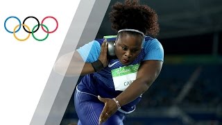 USAs Carter outthrows for Shot Put gold [upl. by Esya249]