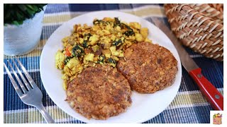 Vegan Breakfast Sausage Patties  The Mushroom Den [upl. by Ahseral691]