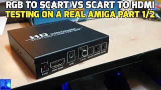 Compare RGB to Scart vs Scart to HDMI part 12 [upl. by Adrial]