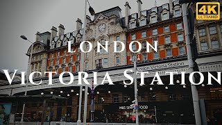 London Victoria Station Walk Through England 4K [upl. by Aslam803]