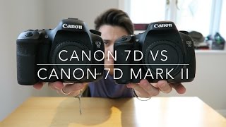 Canon 7D Mark II vs Canon 7D  Hands on comparison [upl. by Fruma440]