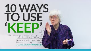 10 ways to use the verb KEEP in English [upl. by Anilam]