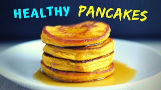 3 Ingredient Healthy Pancakes 3 WAYS GLUTEN FREE [upl. by Lorianne]