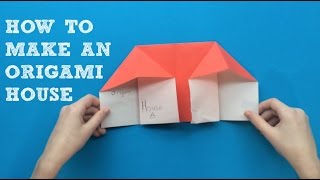 How to Make an Origami House EASY [upl. by Nottus]