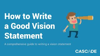 How to Write a Good Vision Statement [upl. by Gold]