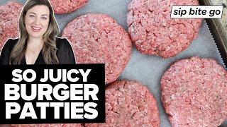 How To Make Ground Beef Patties For Burgers With Crowd Cow Wagyu Beef [upl. by Doreen]