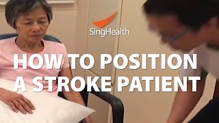 How To Position A Stroke Patient [upl. by Weyermann896]