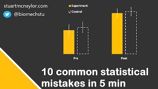 Ten Statistical Mistakes in 5 Min [upl. by Safire]