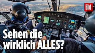 Im Helikopter der Bundespolizei So sieht ein PolizeiEinsatz von oben aus [upl. by Reiter]