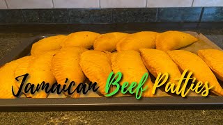 How To Make Jamaican Beef Patties  StaceyB kitchen [upl. by Kadner]