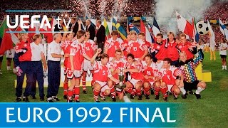 Denmark v Germany UEFA EURO 92 final highlights [upl. by Lapointe]