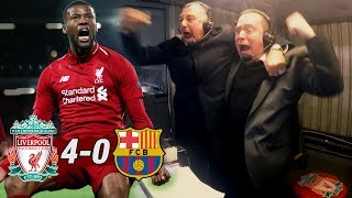 CORNER TAKEN QUICKLY ORIGI  Liverpool 40 Barcelona Commentator Reactions [upl. by Yajiv948]