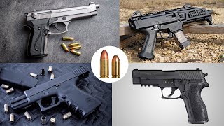 Las 15 Mejores Armas Calibre 9mm [upl. by Gavrah767]