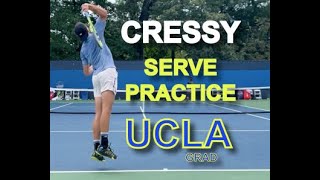 Maxime Cressy Court Level Tennis Practice [upl. by Brande]