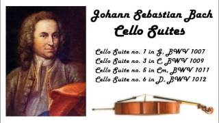 Johann Sebastian Bach  Cello suites in 432 Hz great for reading or studying [upl. by Maxfield299]