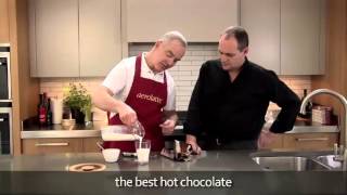 How to make a hot chocolate using an aerolatte milk frother [upl. by Maribeth]