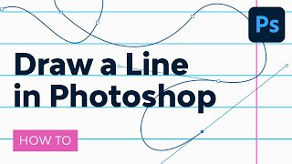 How to Draw a Line in Photoshop [upl. by Lothair]