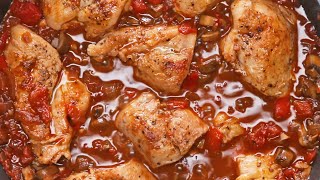 Easy MouthWatering Chicken Cacciatore [upl. by Morell]