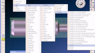 GibbsCAM Basic Lathe Part from Solid Model [upl. by Grous]